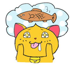 HAPPINESS CAT KURIMARO-KUN sticker #2275357