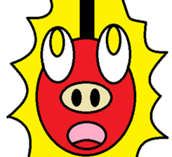 PIG SAMURAI sticker #2275462