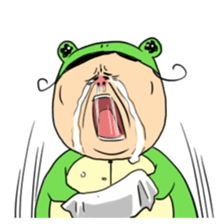 Grandmother frog and a brilliant sticker #2275958