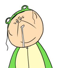 Grandmother frog and a brilliant sticker #2275965