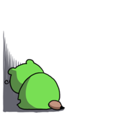 Grandmother frog and a brilliant sticker #2275966