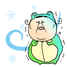 Grandmother frog and a brilliant sticker #2275972