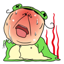 Grandmother frog and a brilliant sticker #2275973