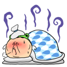 Grandmother frog and a brilliant sticker #2275974