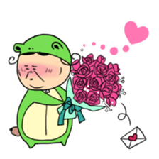 Grandmother frog and a brilliant sticker #2275976