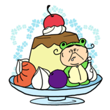 Grandmother frog and a brilliant sticker #2275979