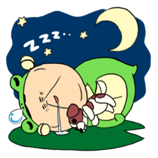 Grandmother frog and a brilliant sticker #2275982