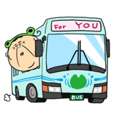 Grandmother frog and a brilliant sticker #2275988