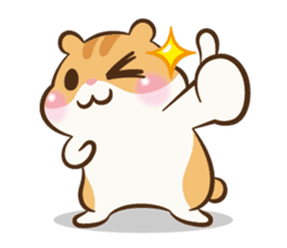 Chloe the hamster sticker #2276168