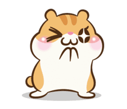 Chloe the hamster sticker #2276179