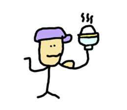 Muscle hat sticker #2276326