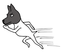 Japanese Terrier U-taro 2 sticker #2276675