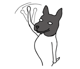 Japanese Terrier U-taro 2 sticker #2276681