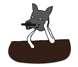 Japanese Terrier U-taro 2 sticker #2276684