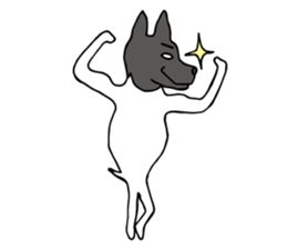 Japanese Terrier U-taro 2 sticker #2276692