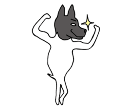Japanese Terrier U-taro 2 sticker #2276692