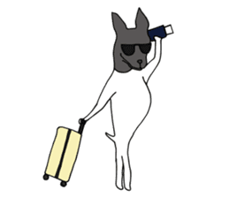 Japanese Terrier U-taro 2 sticker #2276707