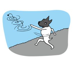 Japanese Terrier U-taro 2 sticker #2276709