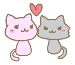 Always together of cats. sticker #2277390