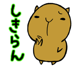 Nagasaki dialect of the capybara sticker #2277412