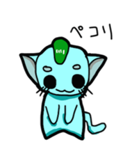 The cat of the colorful hair sticker #2278239