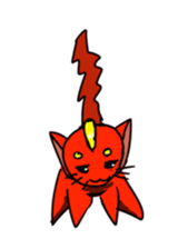 The cat of the colorful hair sticker #2278241