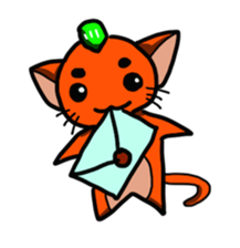 The cat of the colorful hair sticker #2278256