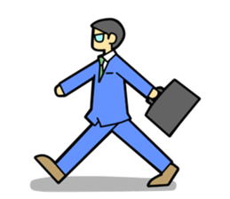 Fighting Salaryman sticker #2278473