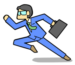 Fighting Salaryman sticker #2278474