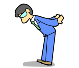 Fighting Salaryman sticker #2278480