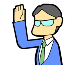 Fighting Salaryman sticker #2278484