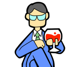 Fighting Salaryman sticker #2278486