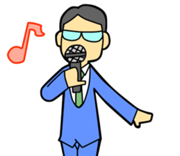 Fighting Salaryman sticker #2278488