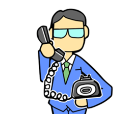 Fighting Salaryman sticker #2278495