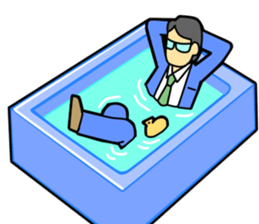 Fighting Salaryman sticker #2278496