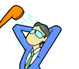 Fighting Salaryman sticker #2278497