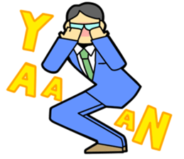 Fighting Salaryman sticker #2278498