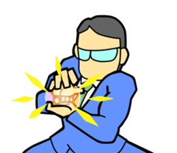 Fighting Salaryman sticker #2278500