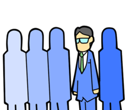 Fighting Salaryman sticker #2278503