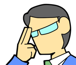 Fighting Salaryman sticker #2278504