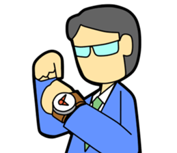 Fighting Salaryman sticker #2278505