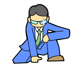 Fighting Salaryman sticker #2278507