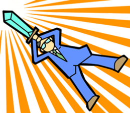 Fighting Salaryman sticker #2278509