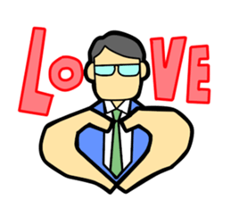 Fighting Salaryman sticker #2278511