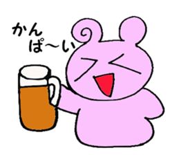 pinkumachan sticker #2278930