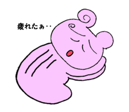 pinkumachan sticker #2278936