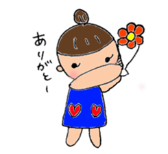 Girls  Ribbon of spoiled sticker #2279274