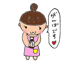 Girls  Ribbon of spoiled sticker #2279282