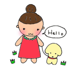 Girls  Ribbon of spoiled sticker #2279291