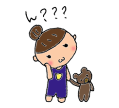 Girls  Ribbon of spoiled sticker #2279295